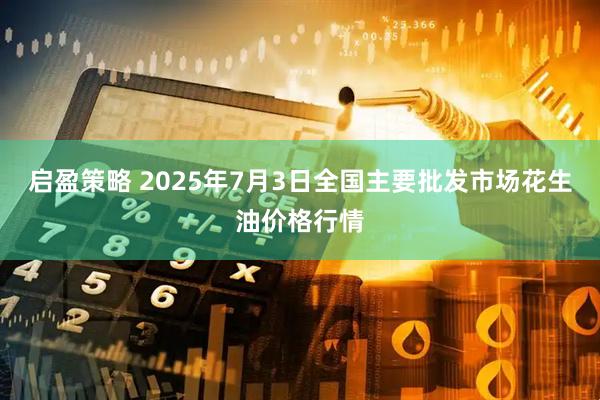 启盈策略 2025年7月3日全国主要批发市场花生油价格行情