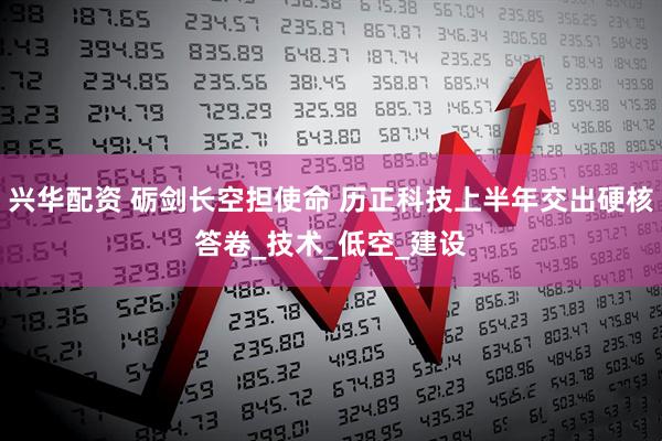 兴华配资 砺剑长空担使命 历正科技上半年交出硬核答卷_技术_低空_建设