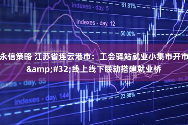 永信策略 江苏省连云港市：工会驿站就业小集市开市&#32;线上线下联动搭建就业桥